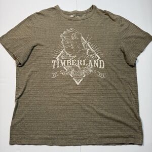 Timberland Shirt Mens XL Brown Heather Eagle Graphic American Classic 1973